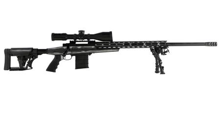 LEGACY Howa 6.5 Creedmoor Gray American Flag Chassis Rifle with Scope