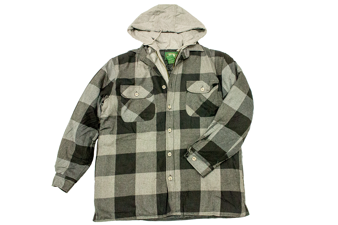Shop Stillwater Supply Hooded Flannel Quilted Jacket for Sale | Online ...
