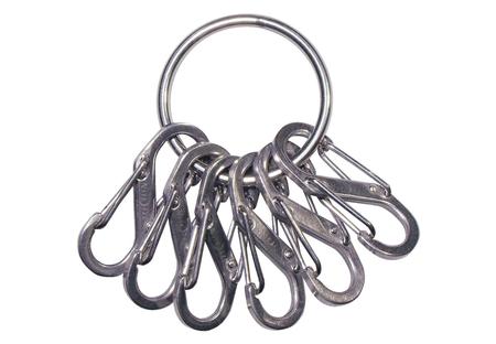 KEYRING STEEL S-BINER