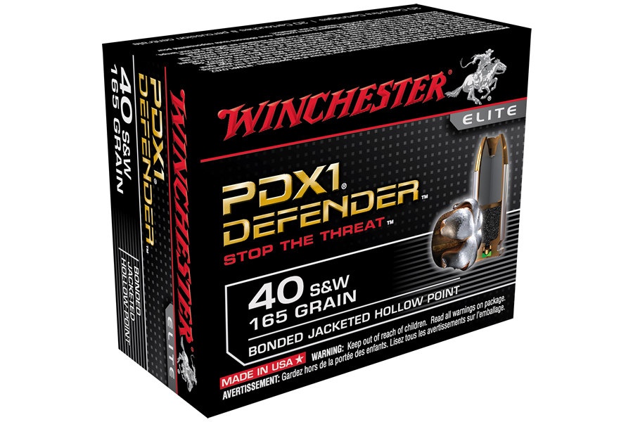 WINCHESTER AMMO 40 SW 165 GR BONDED DEFENDER