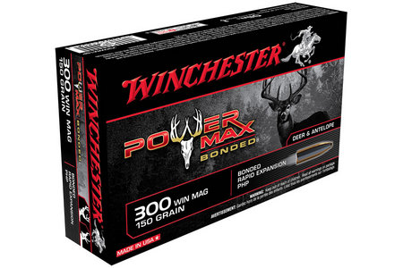 WINCHESTER AMMO 300 Win Mag 150 gr Protected Hollow Point Power Max Bonded 20/Box