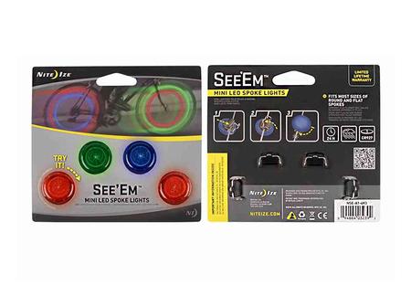 SEE EM MINI SPOKE LIGHTS 4PK