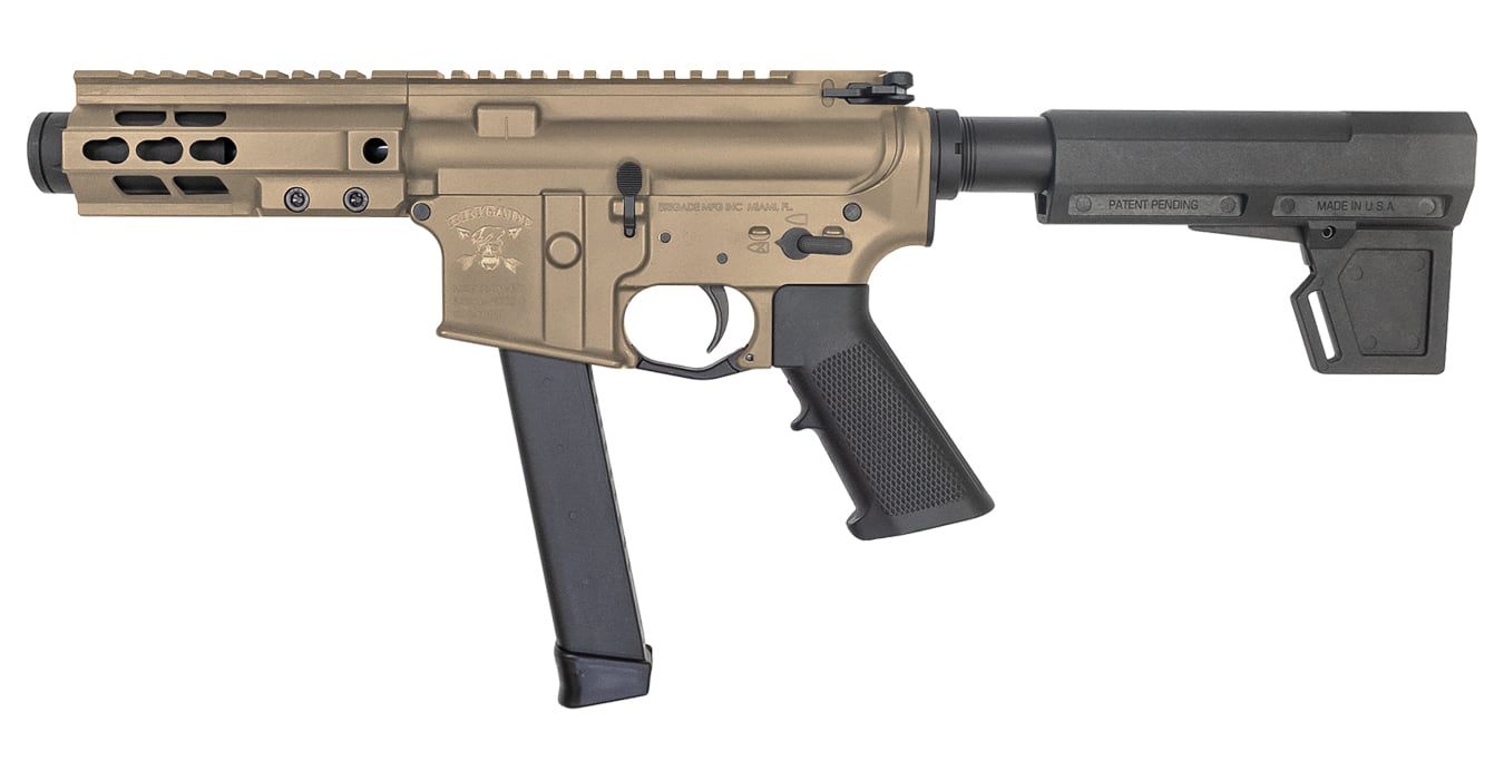 BRIGADE MFG INC BM-9 FORGED 9MM FDE CERAKOTE W/ 5.5 INCH BARREL