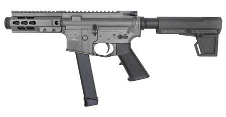 BRIGADE MFG INC BM-9 Forged 9mm AR-Style Pistol with Tungsten Cerakote Finish and 5.5 inch Barrel
