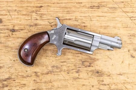 NORTH AMERICAN ARMS 22WMR Police Trade-in Mini Revolver with Rosewood Grips