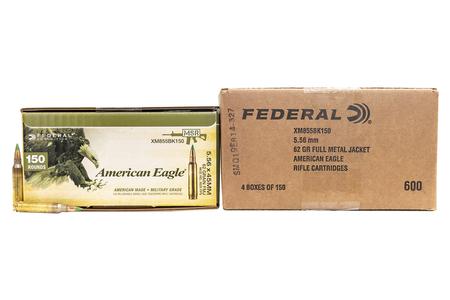 FEDERAL AMMUNITION XM855 5.56mm 62 gr FMJ Ball 600/Case