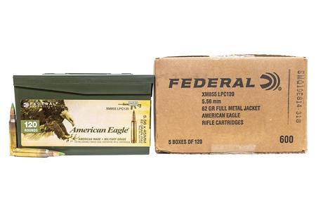 FEDERAL AMMUNITION XM855 5.56 62 gr Mini Ammo Cans 600 Rounds