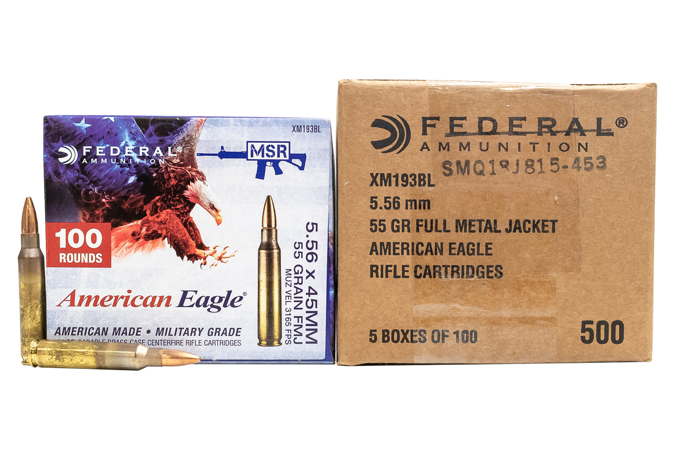 FEDERAL AMMUNITION 5.56MM 55 GR FMJ