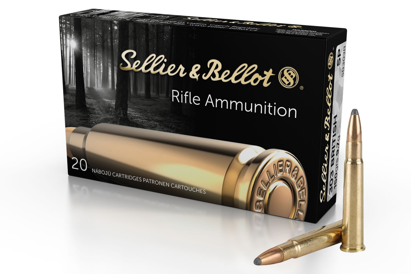 SELLIER AND BELLOT 303 BRITISH 150 GR JSP