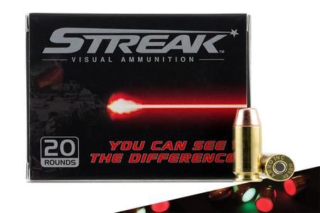 STREAK AMMO 40 S&W 180gr TMJ Red Lighted Rounds 20/Box