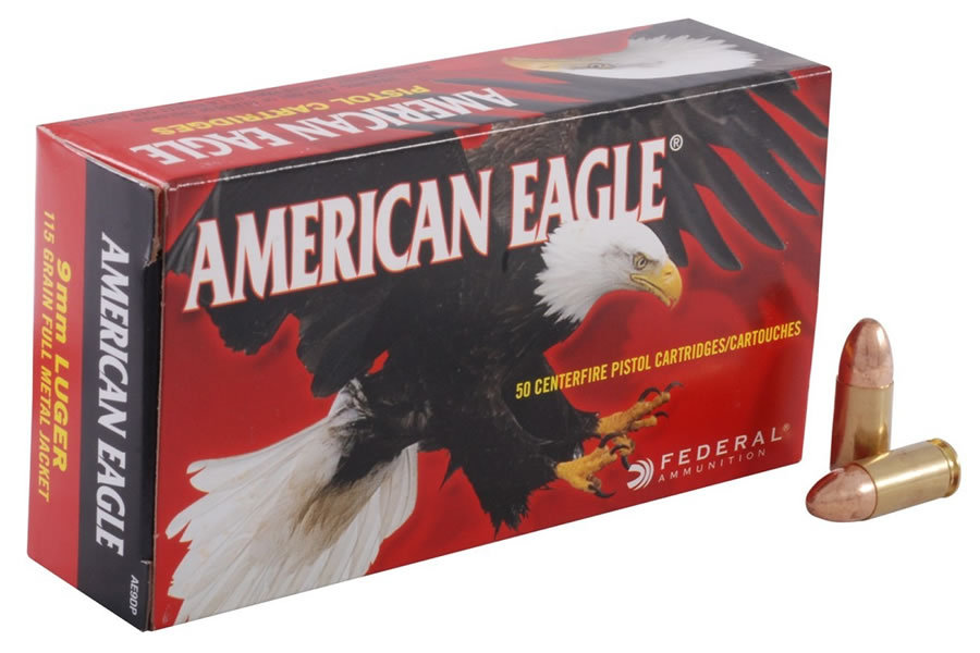 FEDERAL AMMUNITION 9MM LUGER 124 GR FULL METAL JACKET