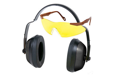ALLEN COMPANY Safety Ear Muff/Glasses Combo Set (23 NRR)