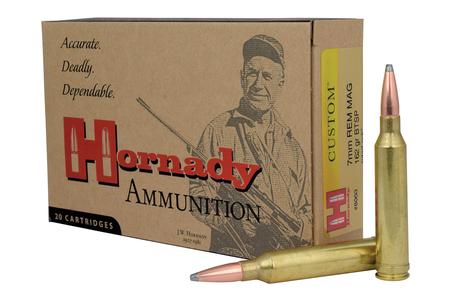 HORNADY 7mm Rem Mag 162 gr InterLock Boat Tail Soft Point 20/Box