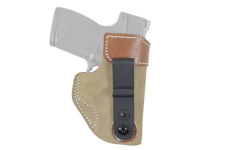 DESANTIS SOF-TUCK LH HOLSTER FOR RUGER SR9 COMP, SW MP SHIELD 9/40