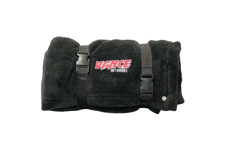 VANCE OUTDOORS SUPER PLUSH FLEECE BLANKET BLACK