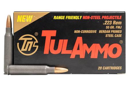 TULA AMMO 223 Rem 55 gr FMJ Range Friendly 20/Box