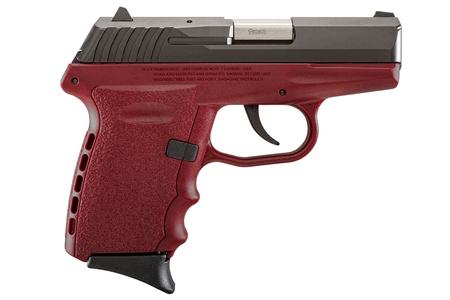 SCCY CPX-2 9mm Crimson Red Pistol with Black Slide