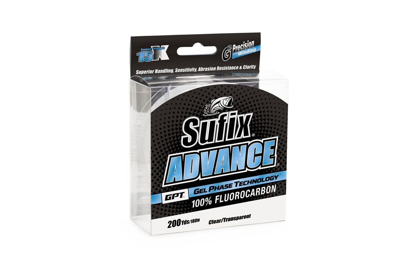 Sufix Advance Fluorocarbon 14 lbs Clear 200 Yards Vance Outdoors
