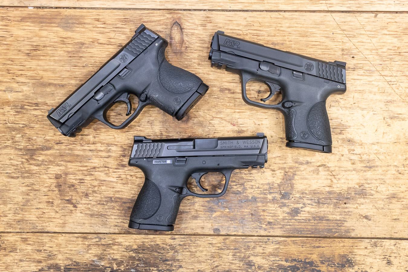SMITH AND WESSON MP9 COMPACT 9MM POLICE TRADE-INS (GOOD)