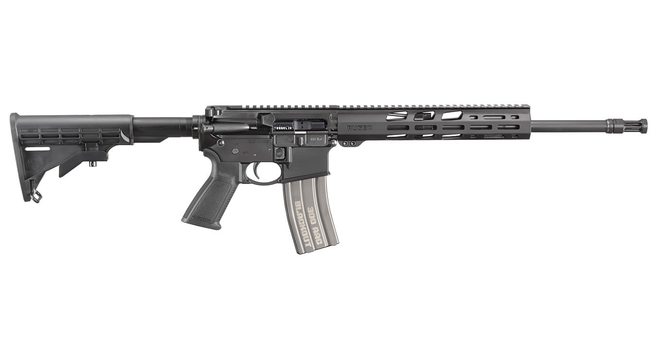 RUGER AR-556 300 BLACKOUT WITH FREE FLOAT HANDGUARD