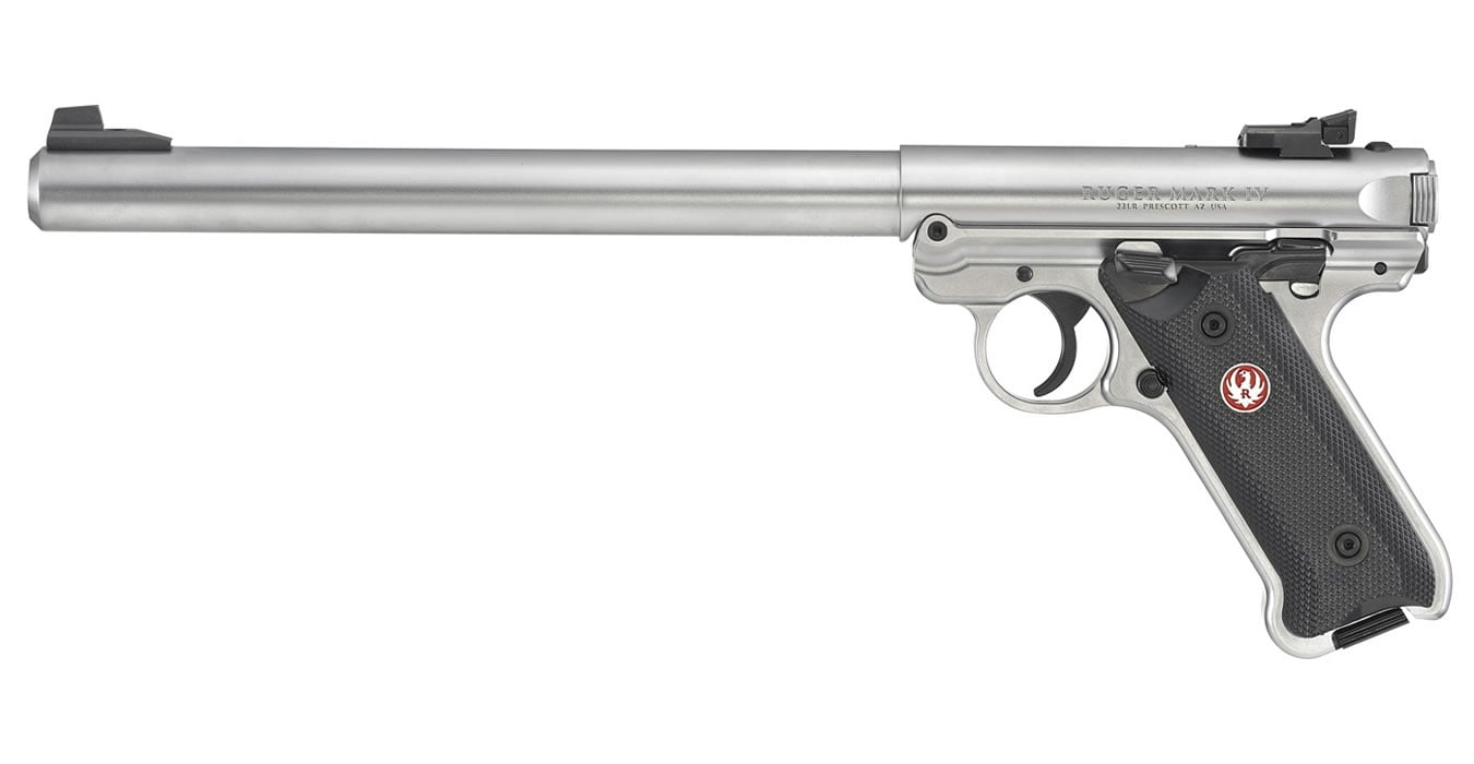 RUGER MARK IV TARGET 22LR 10` BBL 10 RND MAG