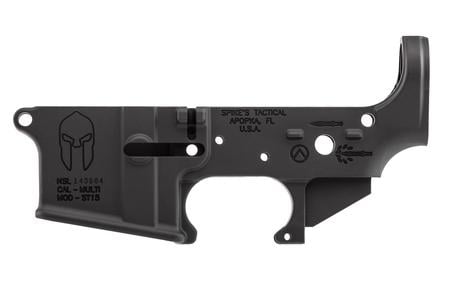 SPARTAN STRIPPED LOWER MULTI CALIBER BLACK FINISH 