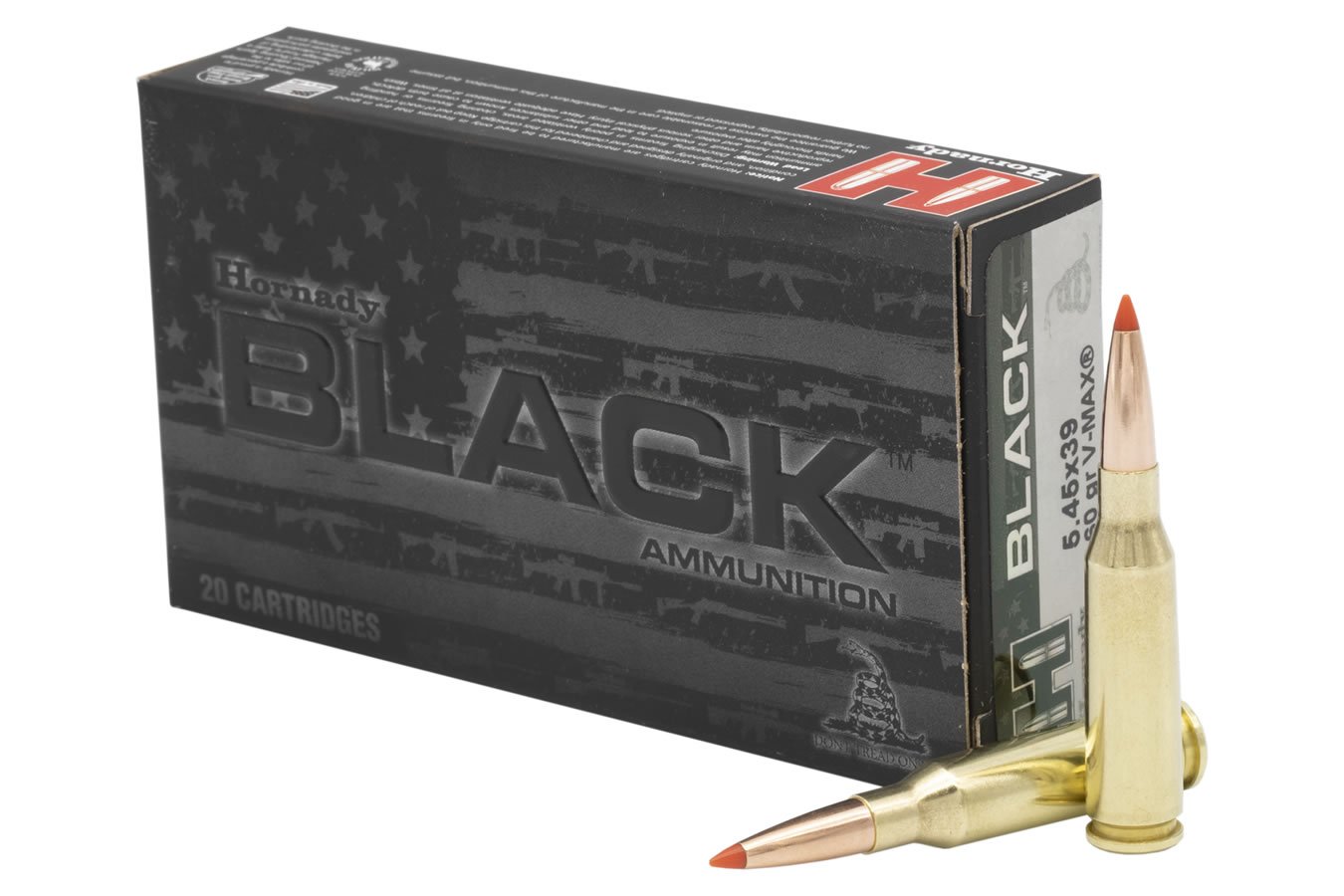 HORNADY 5.45X39 60 GR V-MAX BLACK