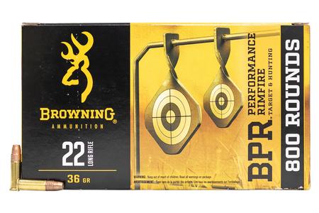 BROWNING AMMUNITION 22LR 36 gr Copper Plated HP 800 Round Value Pack