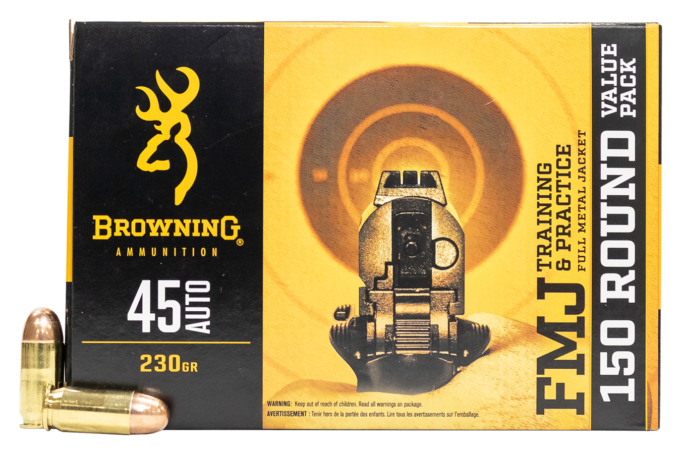 BROWNING AMMUNITION 45 AUTO 230 GR FMJ VALUE PACK