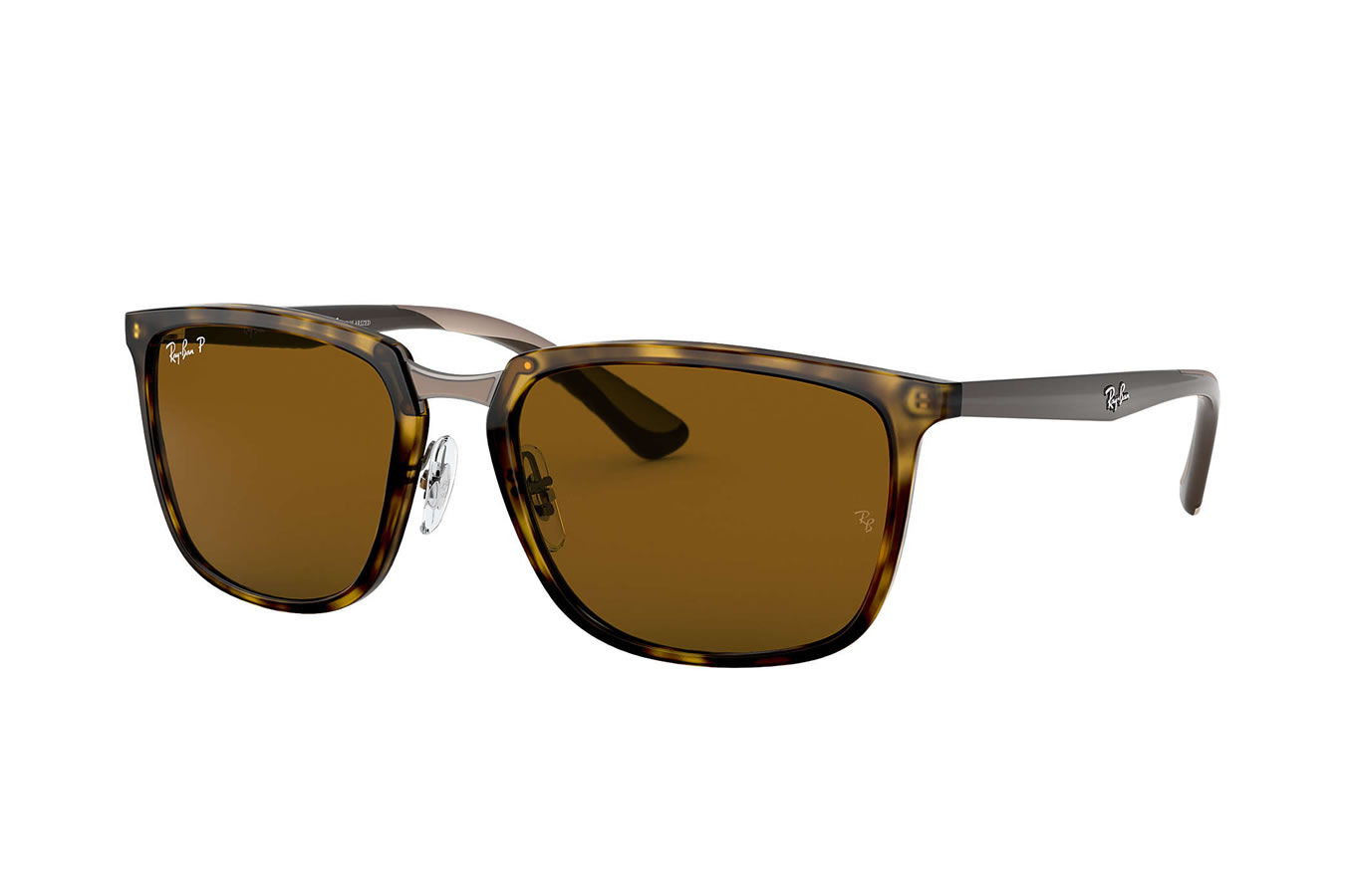 Ray Ban RB4303 with Tortoise Frame and Polarized Black Brown Classic B ...