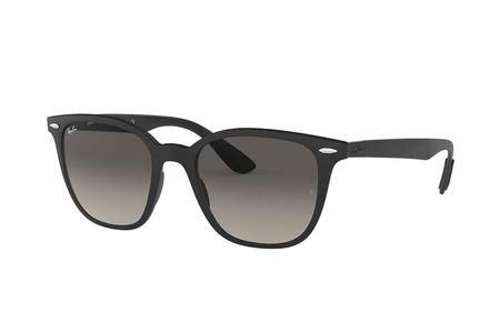 RB4297 WITH MATTE BLACK FRAME AND GREY GRADIENT LENSES