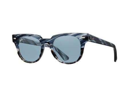 METEOR STRIPED HAVANA WITH BLUE GRADIENT GREY FRAMES WITH BLUE LEGEND LENSES