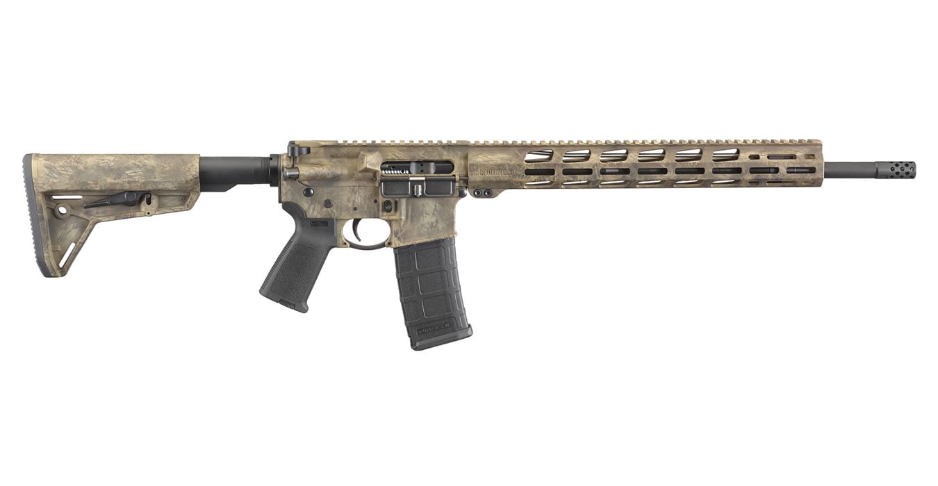 RUGER AR-556 MPR 5.56NATOFRAZZLED BROWN CERAKOTE