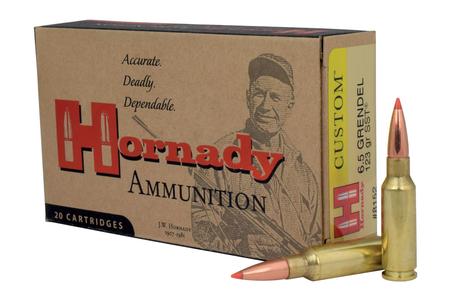 HORNADY 6.5 Grendel 123 gr SST Custom Ammo 20/Box