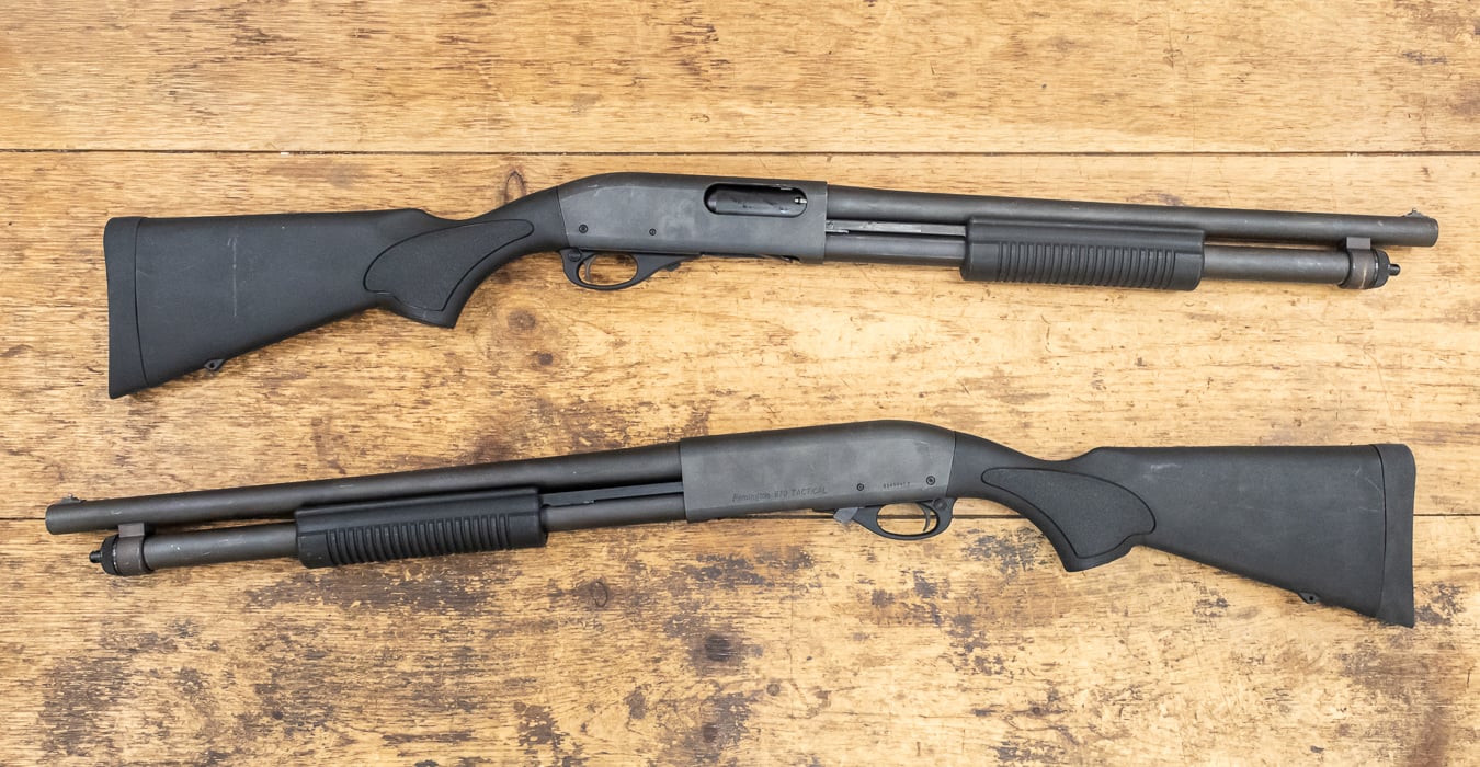 Remington 870 Tactical 12 Gauge Police Trade-in Shotguns