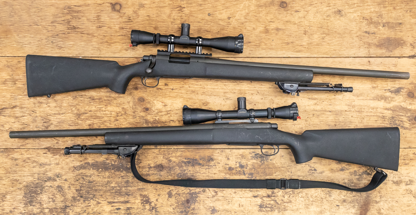 Remington 700 308 Win Police Trade-in Rifles with Leupold Scope and ...
