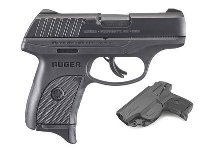 RUGER EC9s 9mm Striker-Fired Pistol with High-Tech Polymer IWB Holster