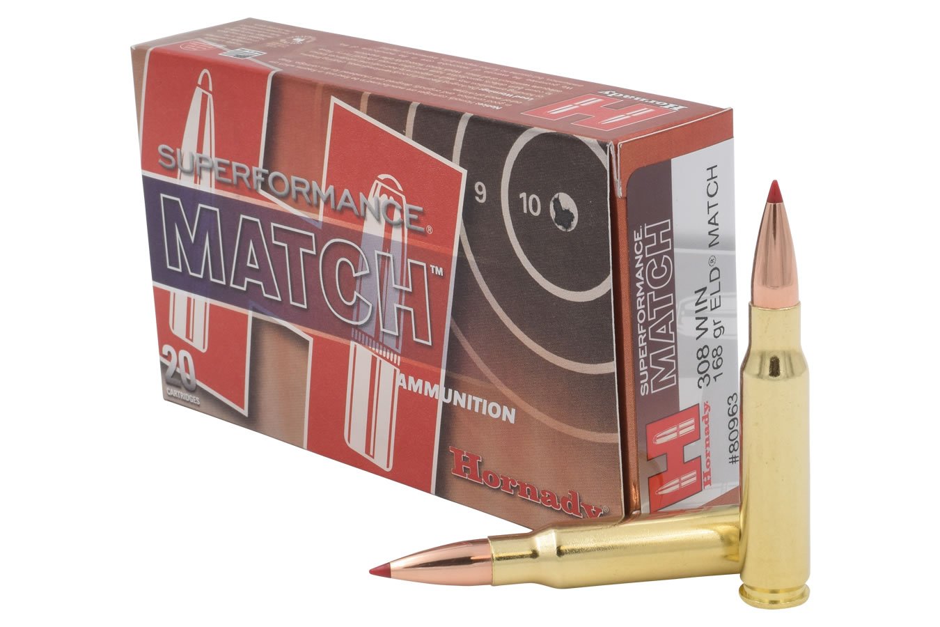 HORNADY 308 WIN 168 GR ELD MATCH SUPERFORMANCE MATCH