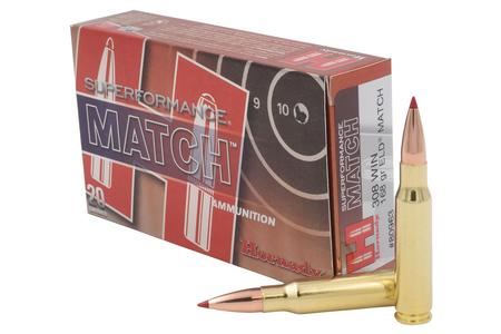 HORNADY 308 Win 168 gr ELD Match Superformance Match 20/Box