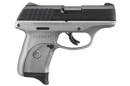 RUGER EC9s 9mm Carry Conceal Pistol with Savage Silver Cerakote Frame