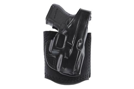 ANKLE GLOVE RIGHT HANDED BLACK GLOCK 43 HOLSTER