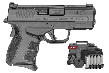 XD-S 9MM 3.3 IN BBL BLK MELONITE FINISH INSTANT GEAR UP PACKAGE 