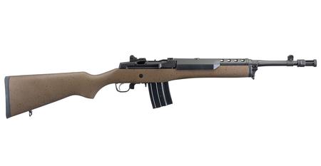 RUGER Mini-14 Tactical 5.56mm Semi-Automatic Rifle with Speckled Black/Brown Hardwood Stock