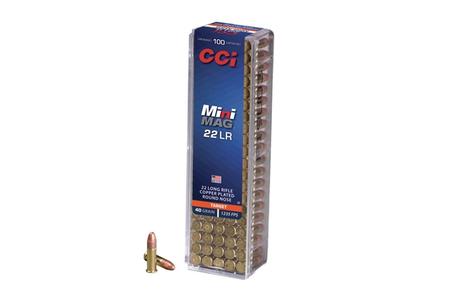 CCI AMMUNITION 22LR 40gr CPRN Mini-Mag HV TRADE 100/Box