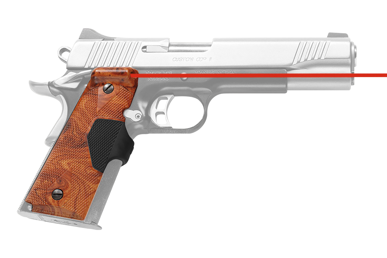 CRIMSON TRACE FRONT ACTIVATION PRO-CUSTOM LASERGRIPS FOR 1911 FULL-SIZE PISTOLS