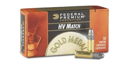 FEDERAL AMMUNITION 22 LR 40gr Lead Round Nose 50/Box