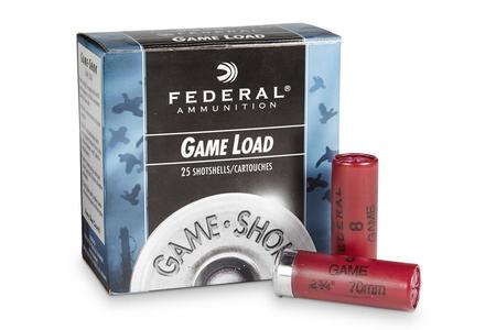 Federal 12 Gauge 2-3/4 Inch 1 oz 6 Shot Game-Shok 25/Box