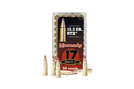 HORNADY 17 Mach 2 15.5 gr NTX Varmint Express 50/Box