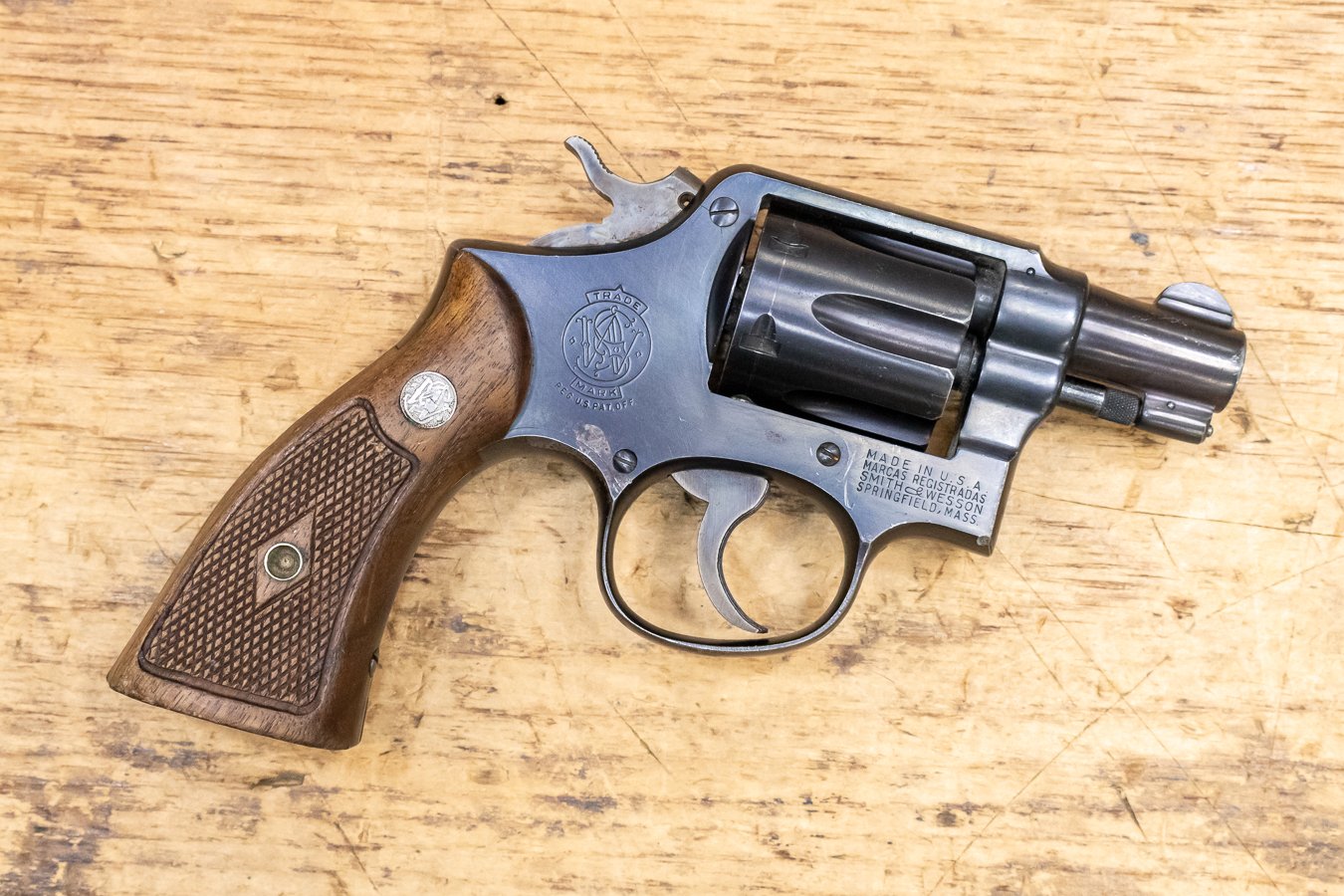 Smith & Wesson Pre Model 36 38 Special Police Trade-in Revolver