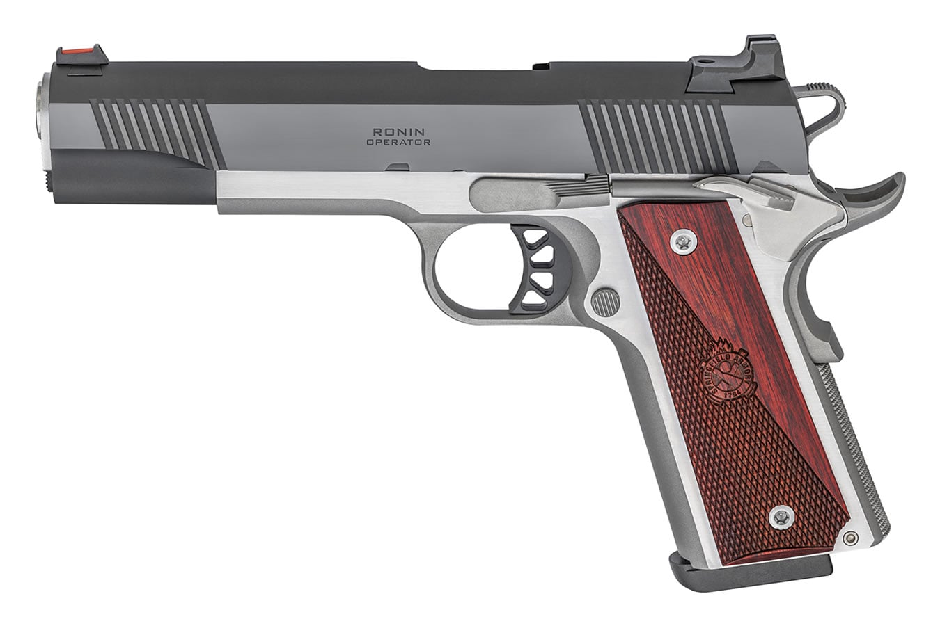 No. 6 Best Selling: SPRINGFIELD 1911 RONIN OPERATOR 9MM 5 INCH FULL-SIZE PISTOL WOOD LAMINATE GRIPS